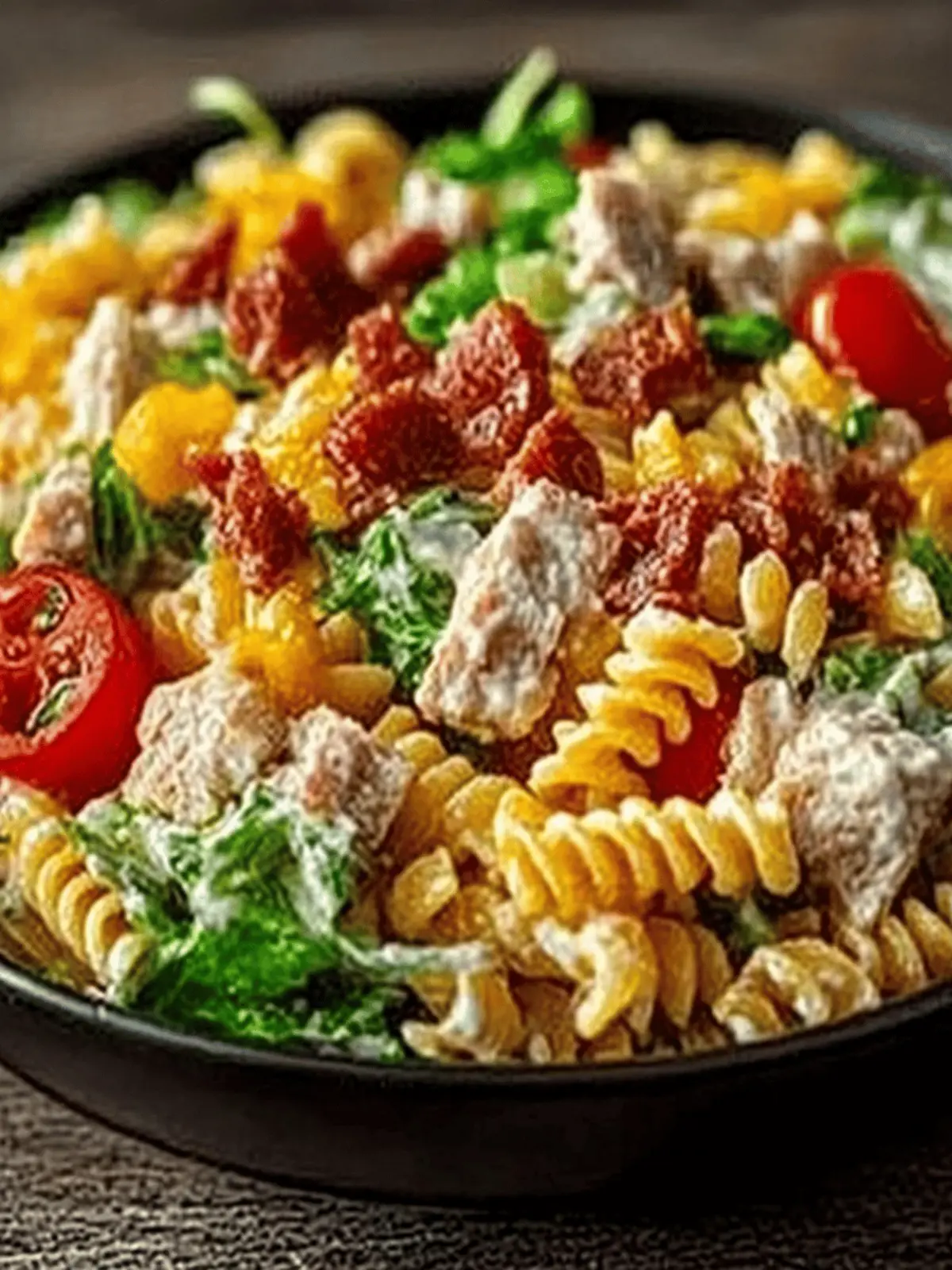 Club Sandwich Pasta Salad