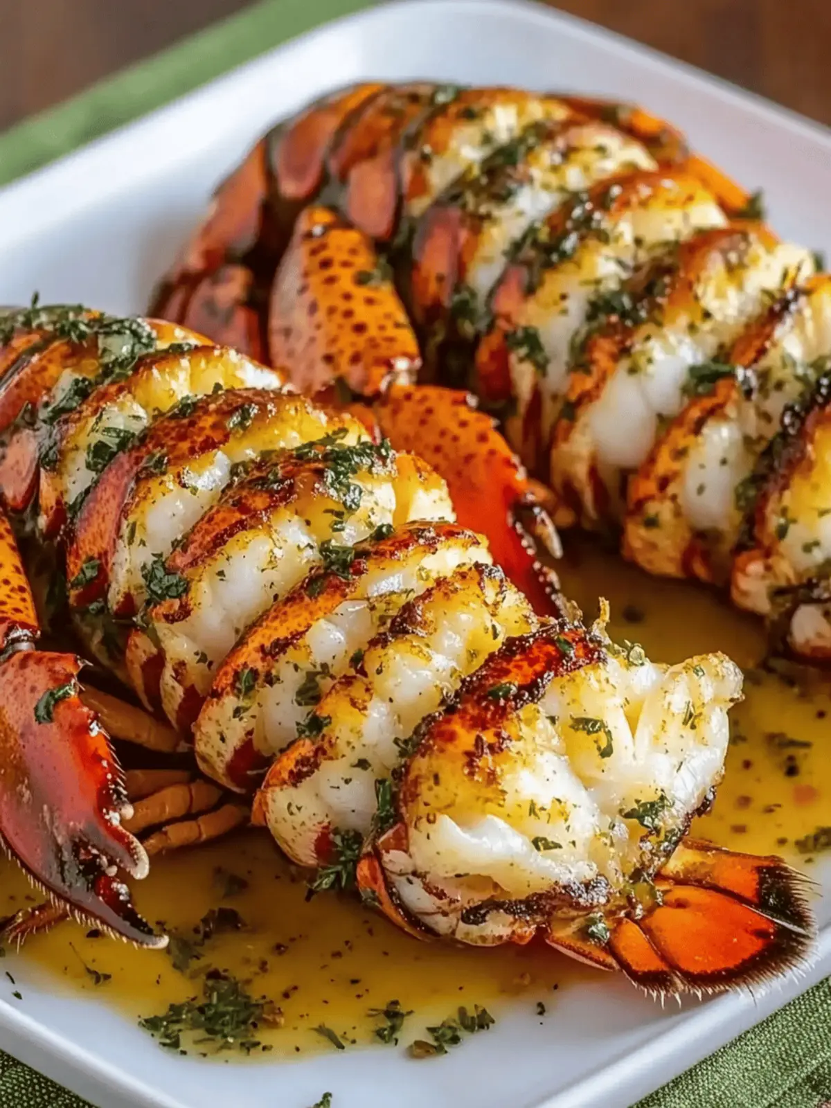 Savor the Flavor: Easy Garlic Herb Lobster Tails Recipe Garlic Herb Lobster Tails