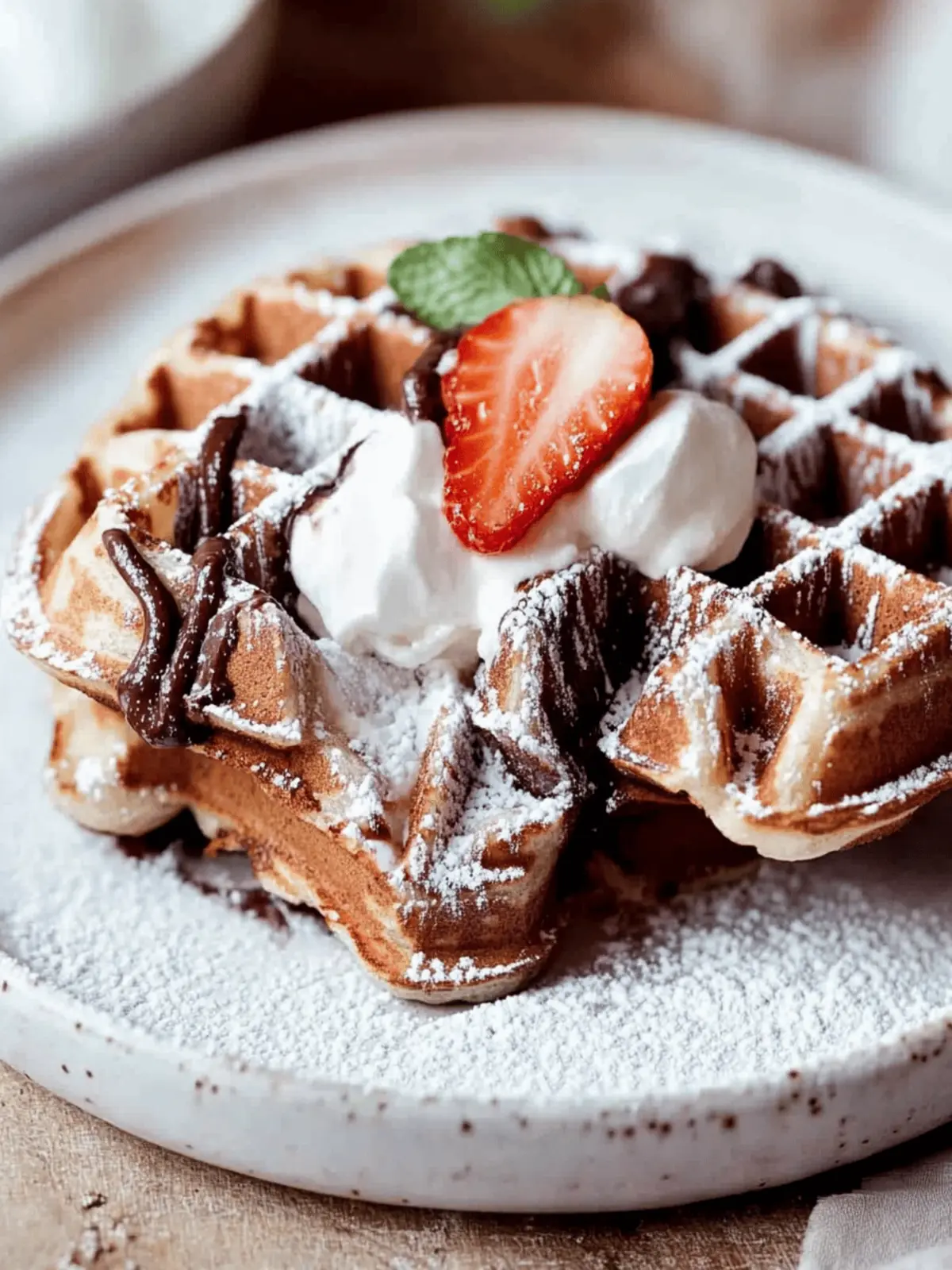 Best Nutella Waffles