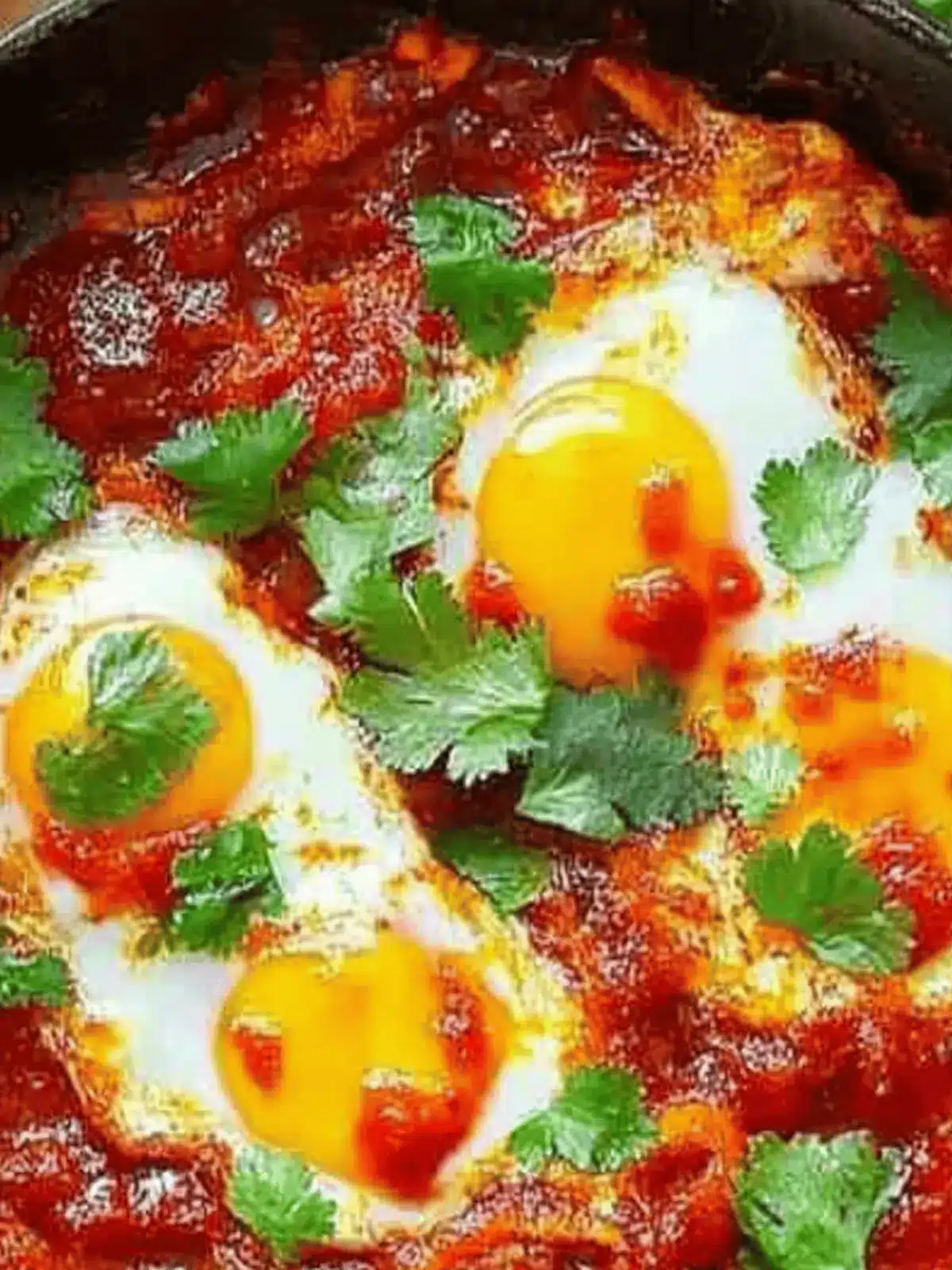 Spicy Sweet and Sour Fried Eggs