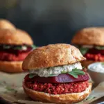 Savory Quinoa Sweet Potato Beet Burgers for a Flavor Boost Quinoa Sweet Potato Beet Burgers