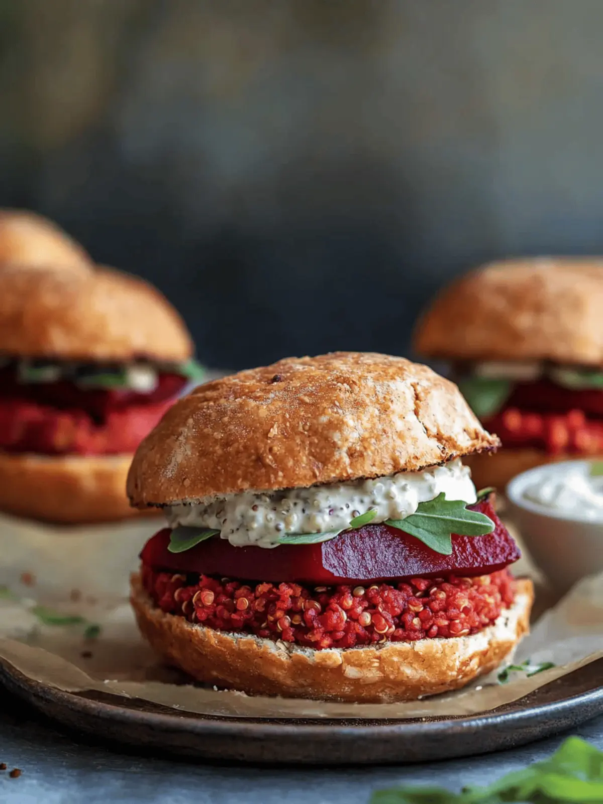 Savory Quinoa Sweet Potato Beet Burgers for a Flavor Boost Quinoa Sweet Potato Beet Burgers