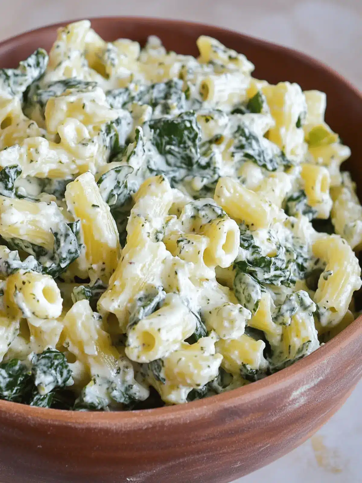 Spinach Dip Pasta Salad