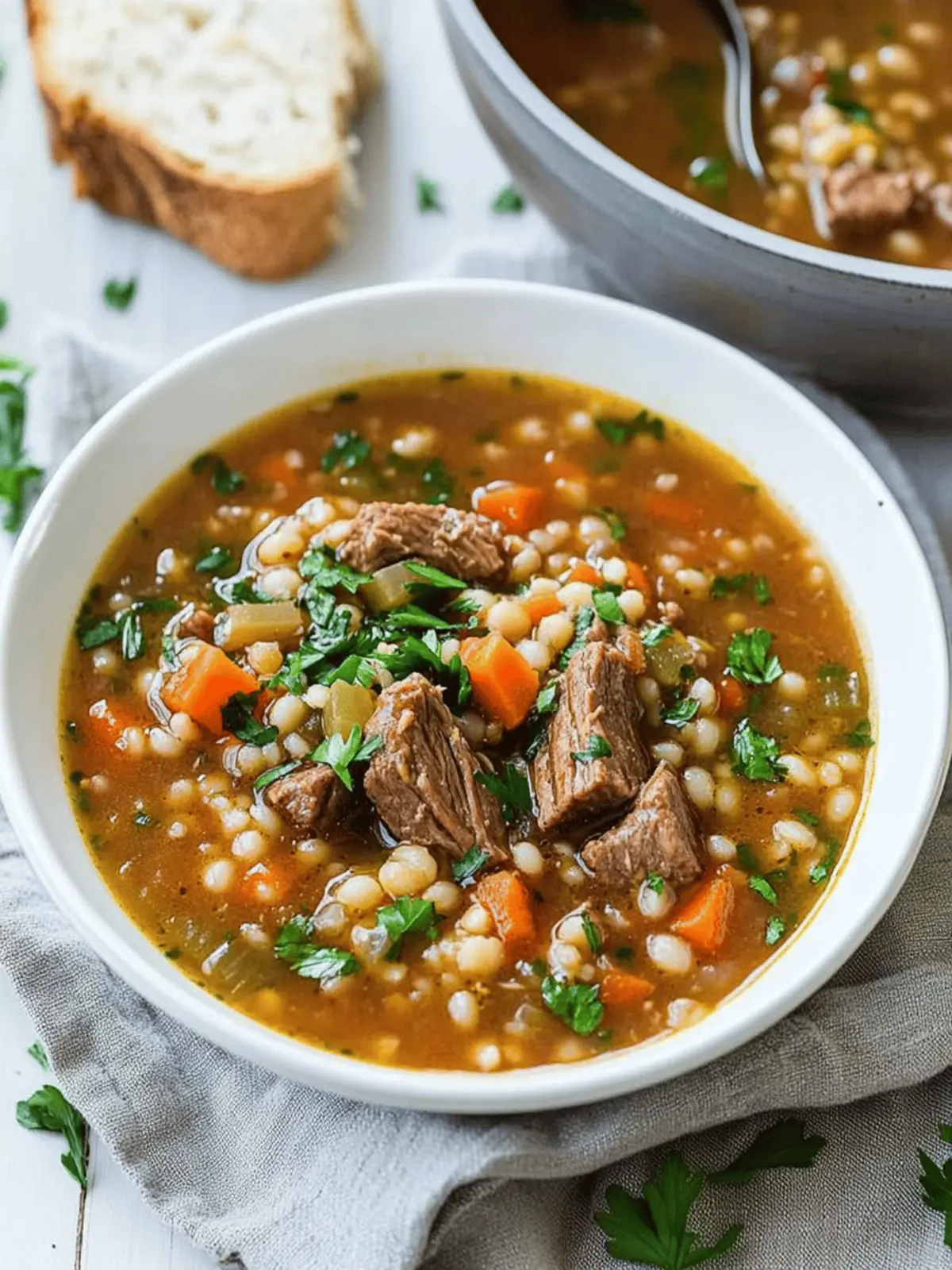 Beef Barley Soup