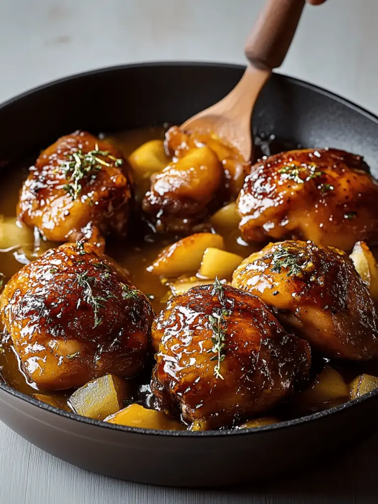 Apple Cider Glazed Chicken