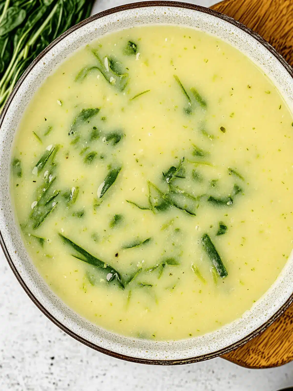 Cream of Spinach Soup