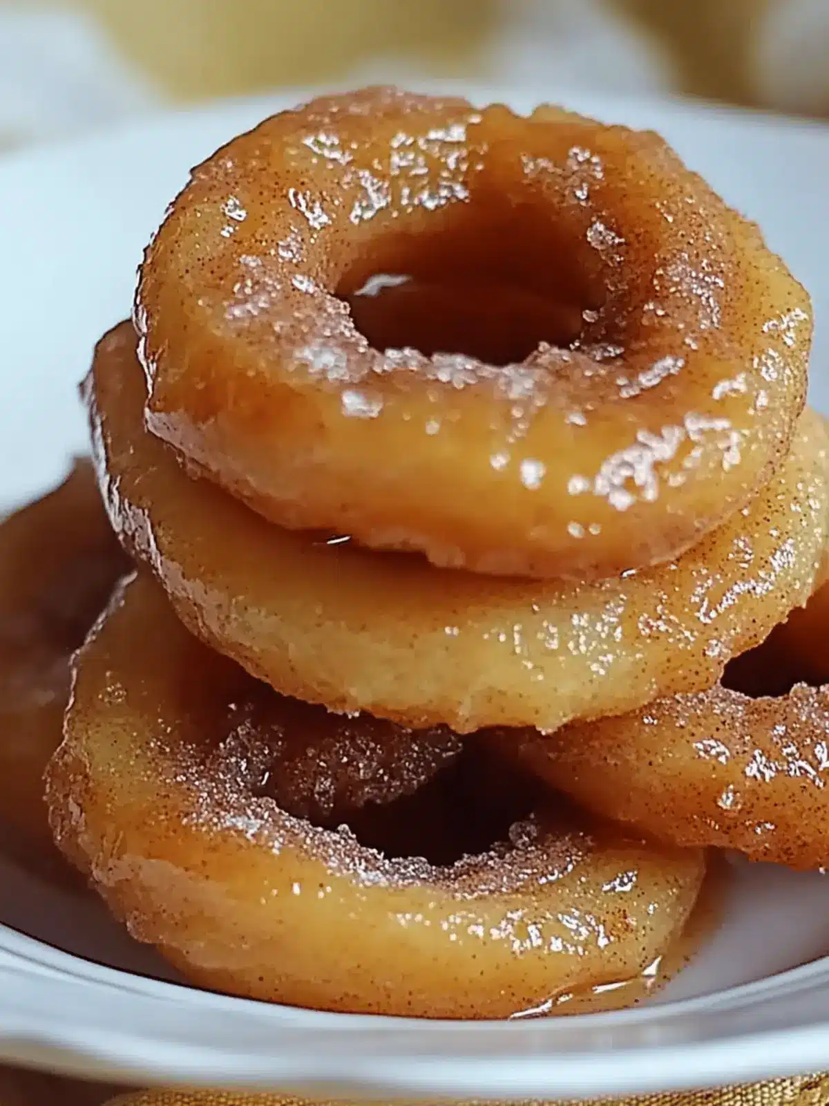 Fried Cinnamon Apple Rings