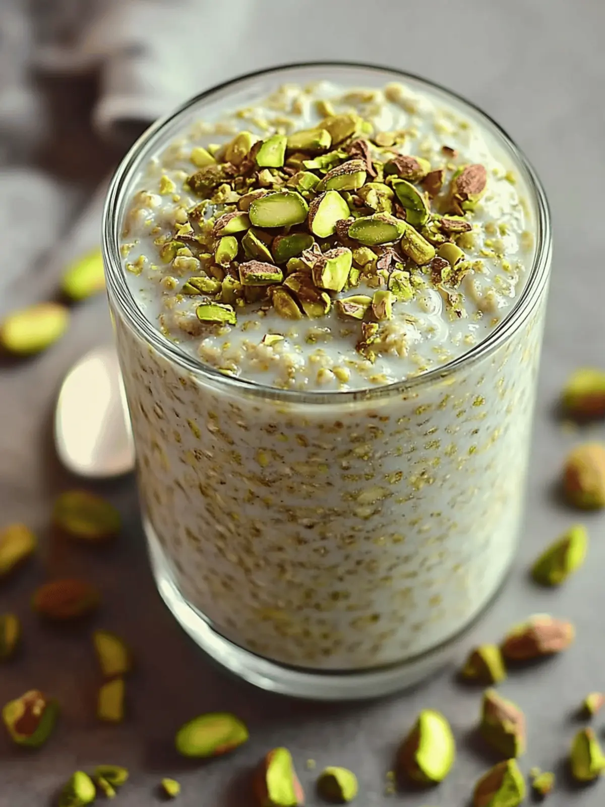 Pistachio Overnight Oats