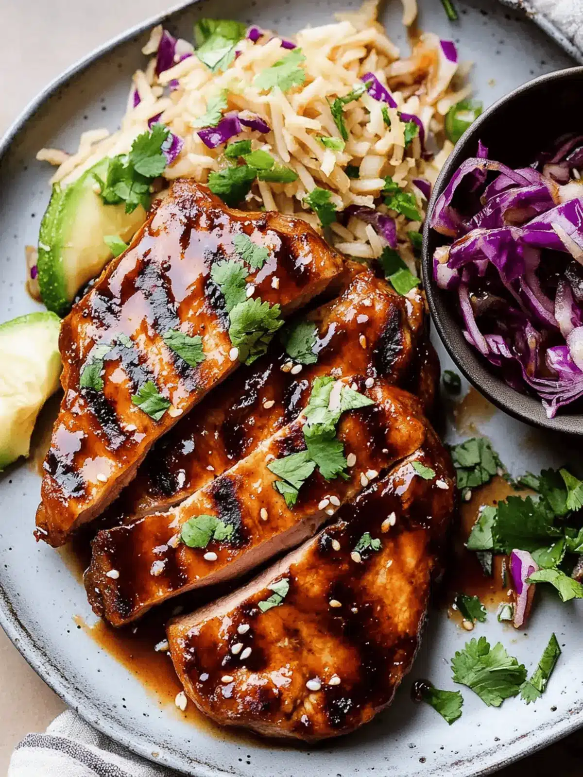 Hoisin Glazed Pork Chops