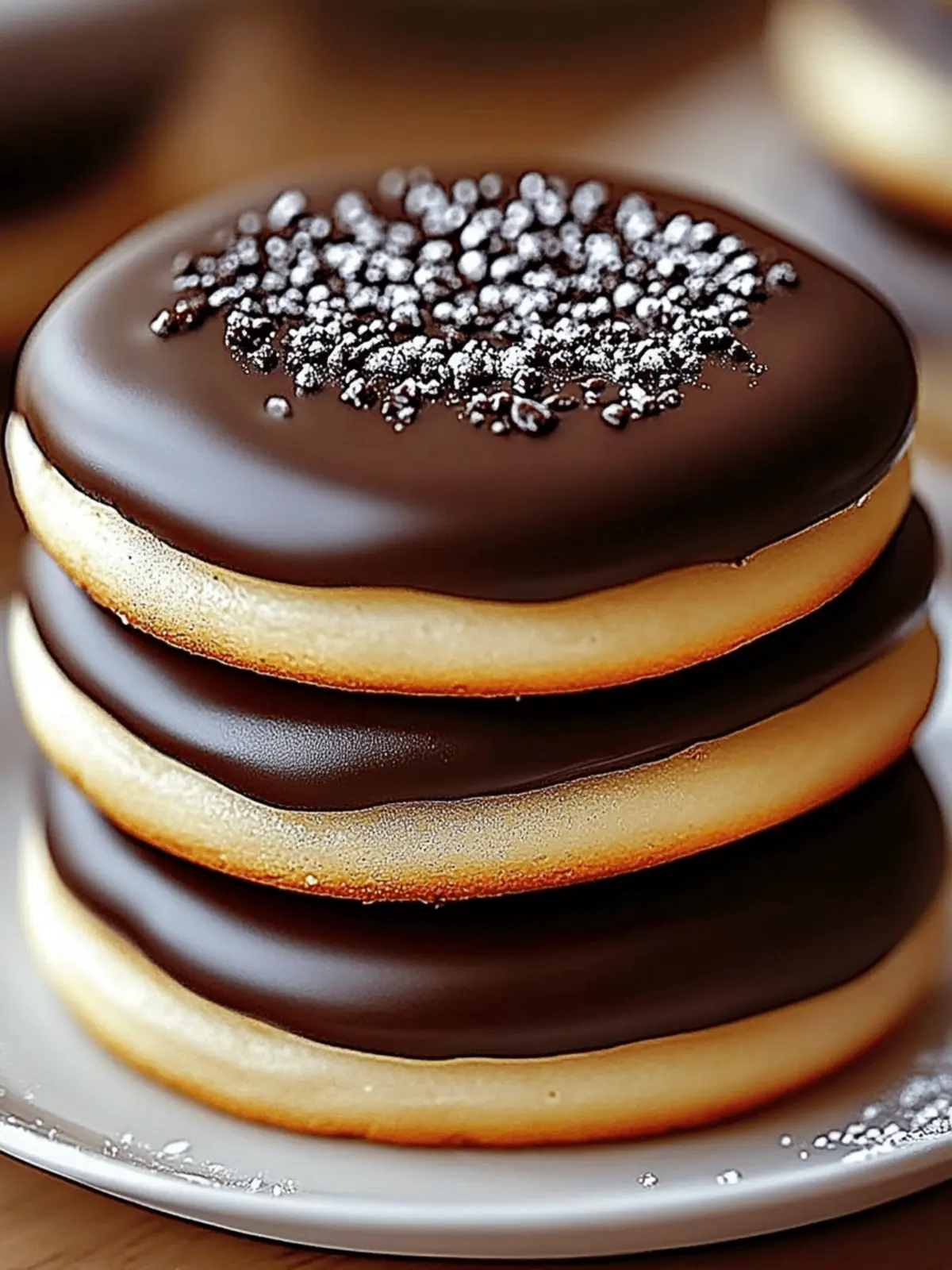 Boston Cream Pie Cookies