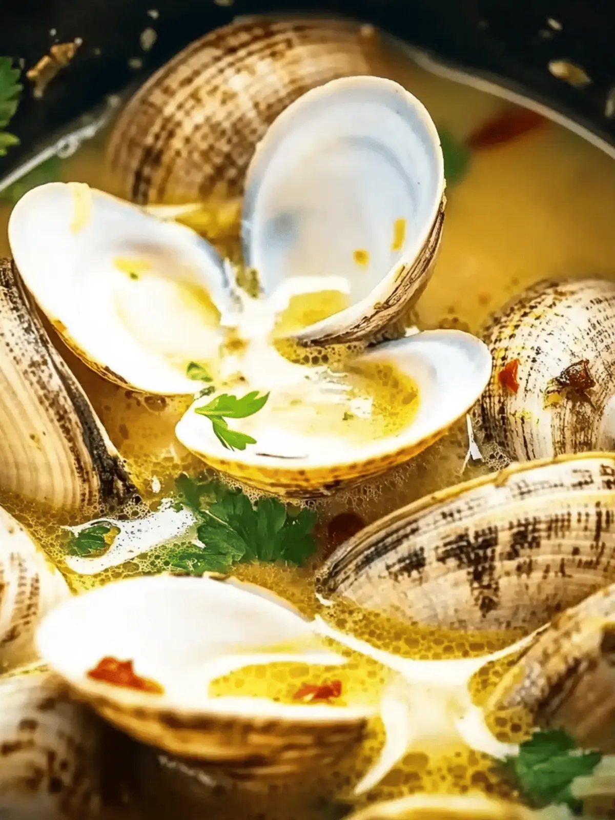 Coconut Broth Clams with Lemongrass