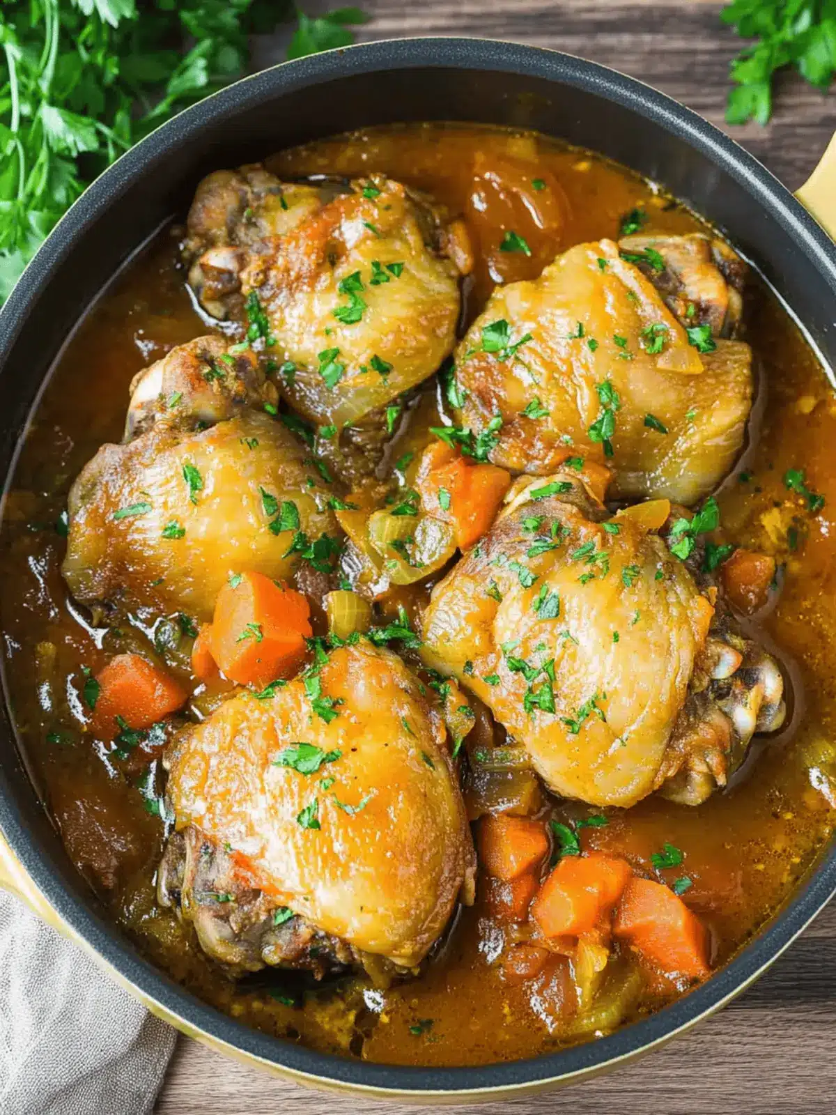 Chicken Thigh Osso Bucco