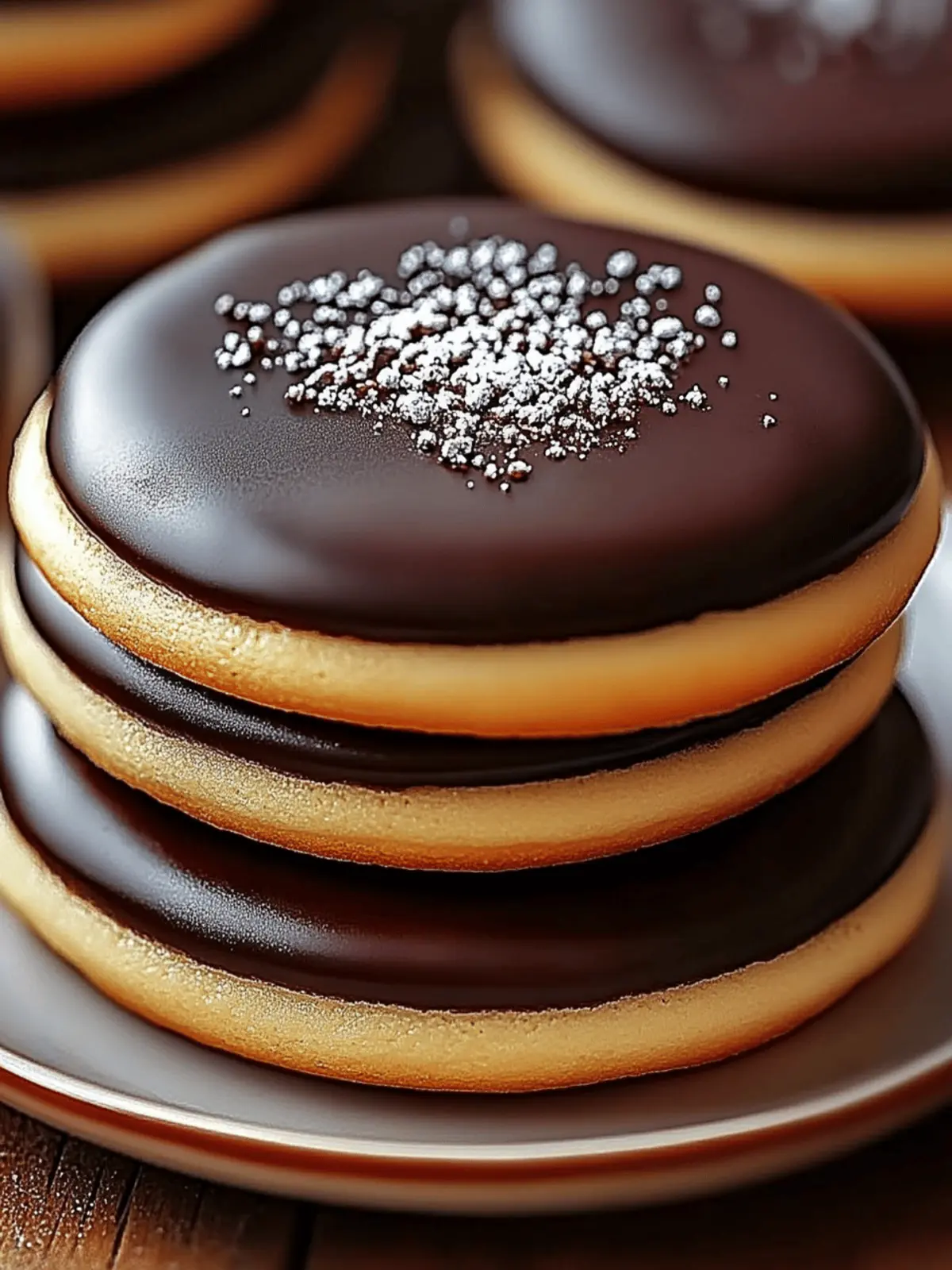 Boston Cream Pie Cookies