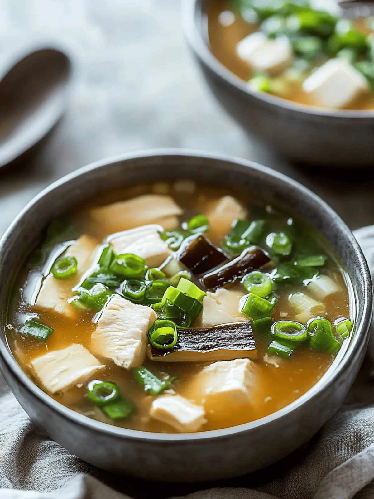 Savory Japanese Chicken Miso Soup: Your Ultimate Comfort Bowl Japanese Chicken Miso Soup