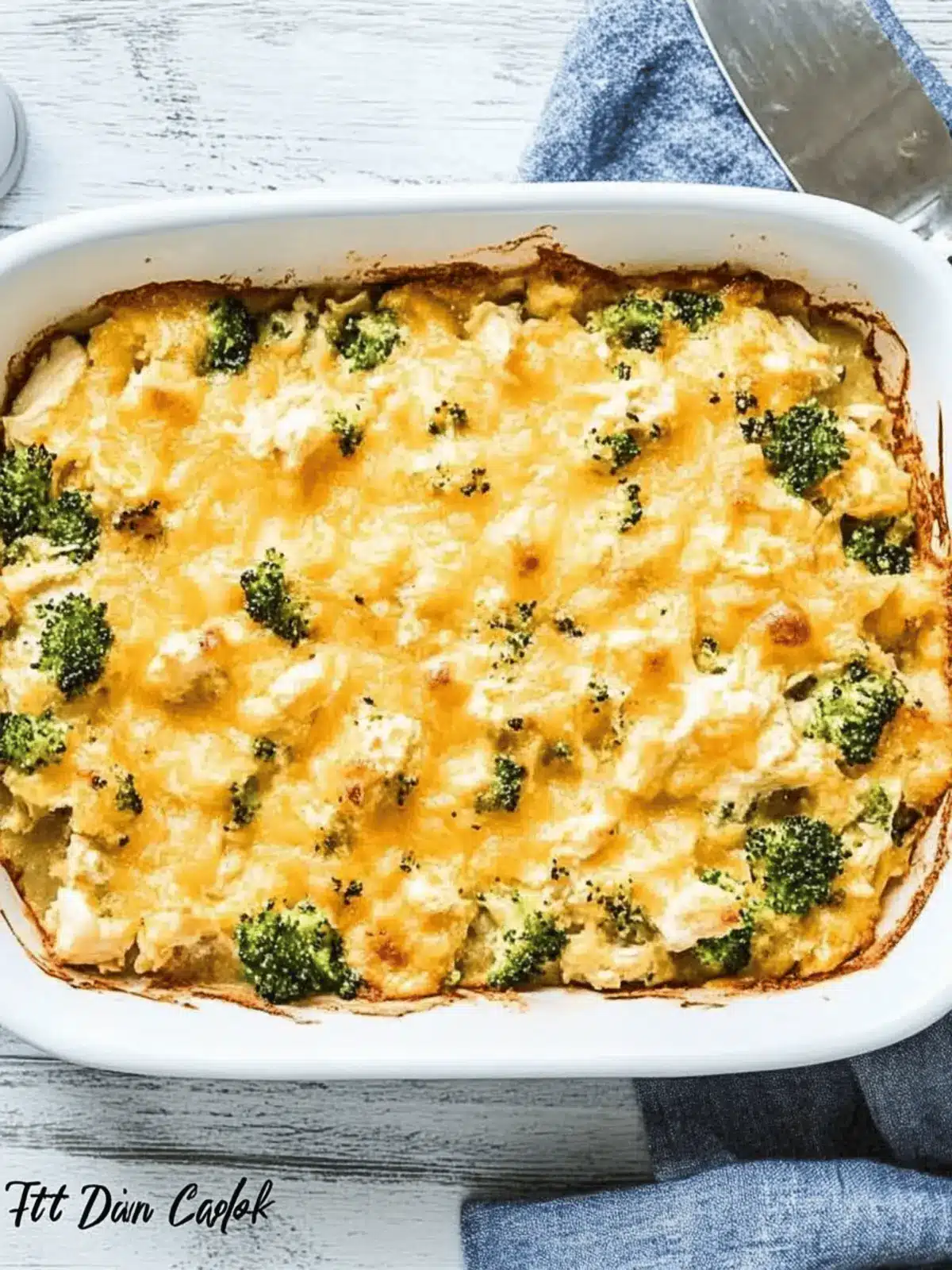 Keto Chicken Divan Casserole