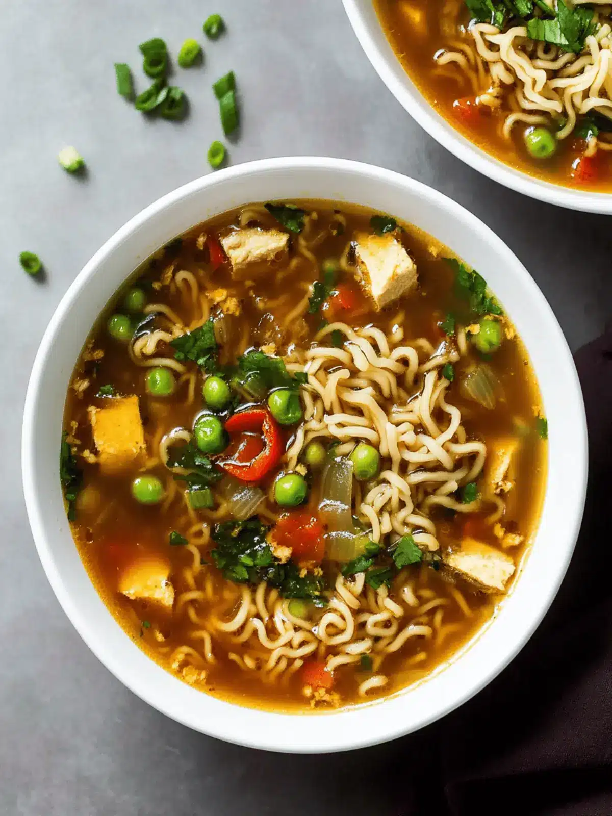 Delicious Vegan Hot and Sour Soup with Ramen in 40 Minutes Vegan Hot and Sour Soup with Ramen