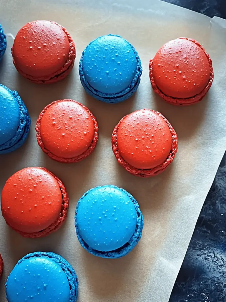 Patriotic Macarons