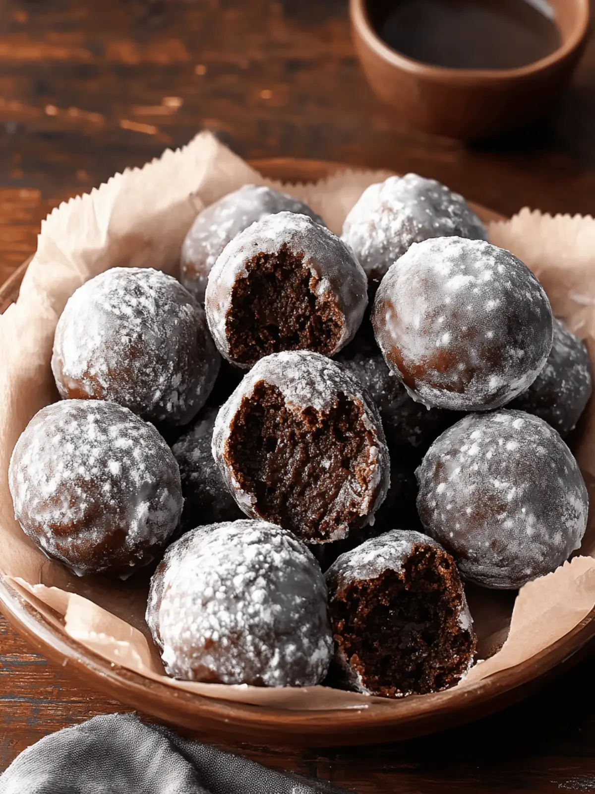 Chocolate Munchkin Donut Holes