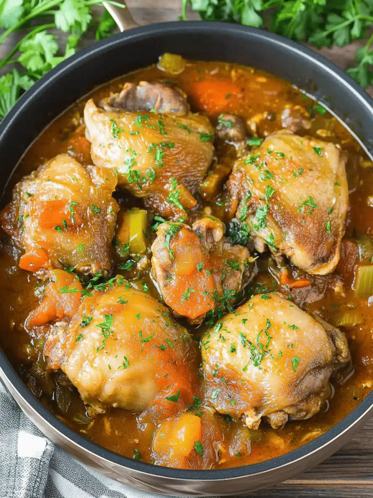 Savory Chicken Thigh Osso Bucco for Cozy Dinner Vibes Chicken Thigh Osso Bucco