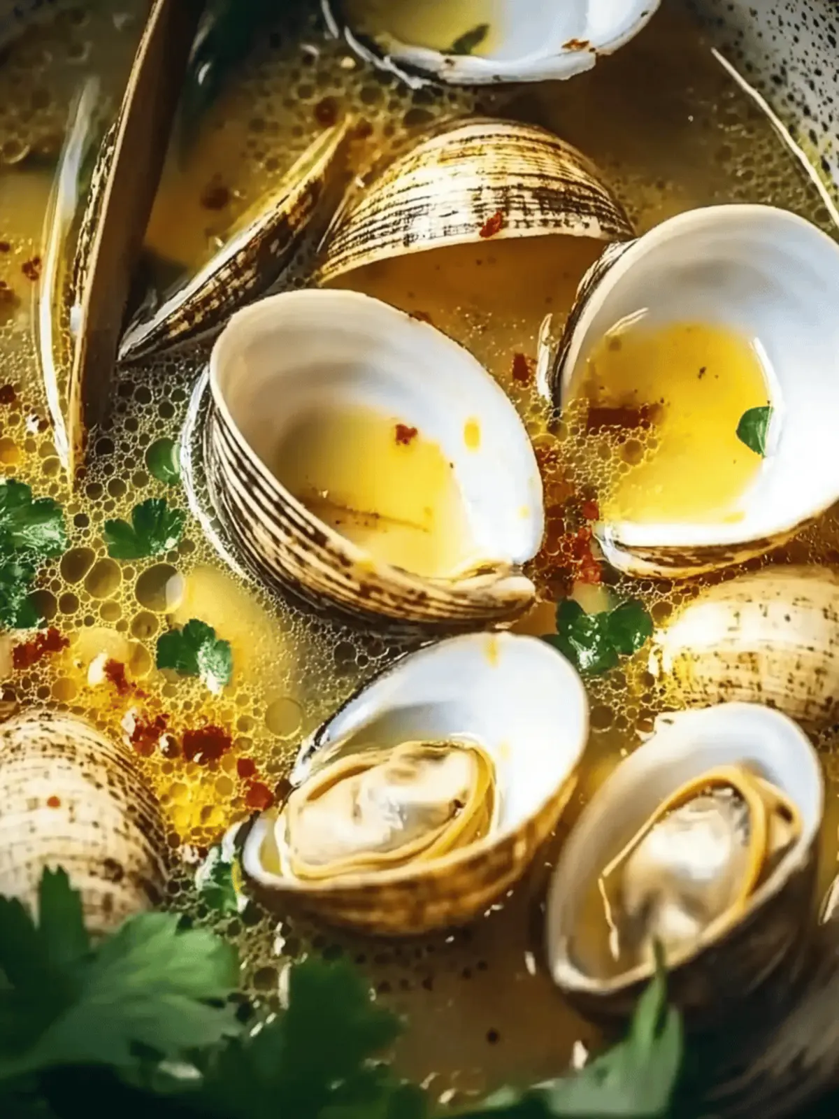 Coconut Broth Clams with Lemongrass