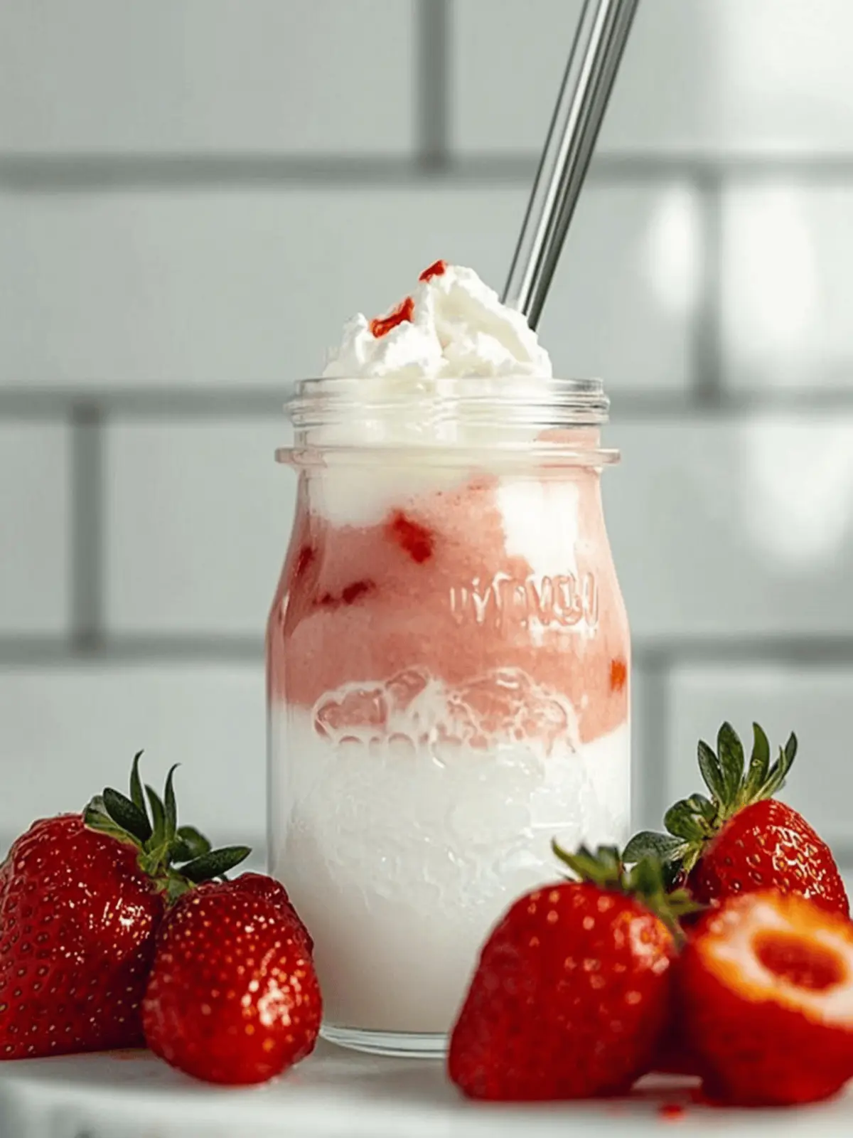 Korean Strawberry Milk
