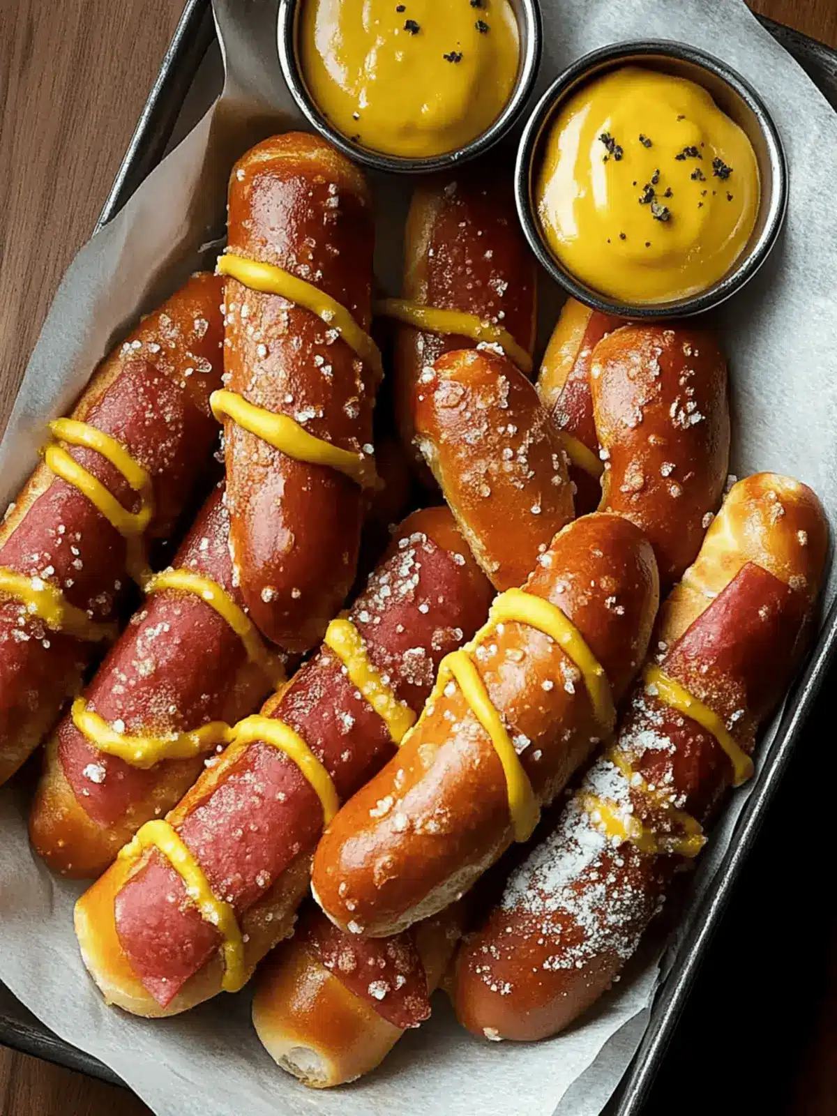 Savory Pretzel Dogs: Homemade Joy in Every Bite Pretzel Dogs