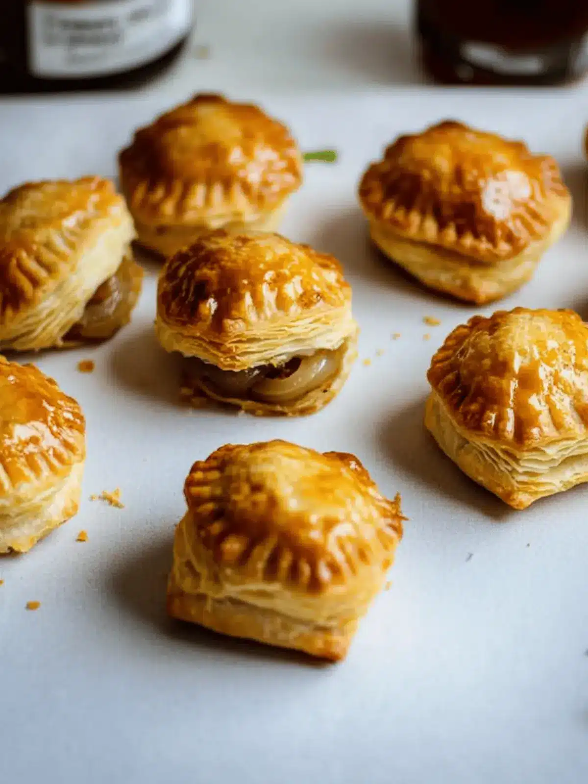 Irresistible Brie and Onion Puffs for Effortless Entertaining Brie and Onion Puffs