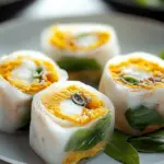 Crispy Rice Paper Egg Wraps