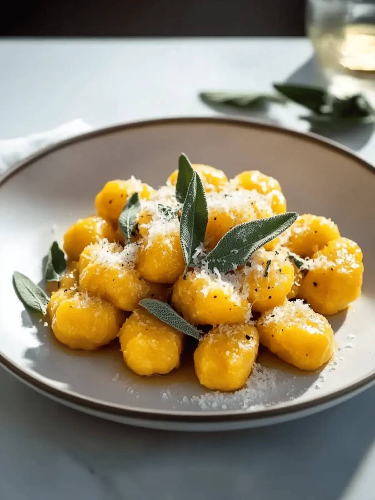 Butternut Squash Gnocchi with Sage Butter