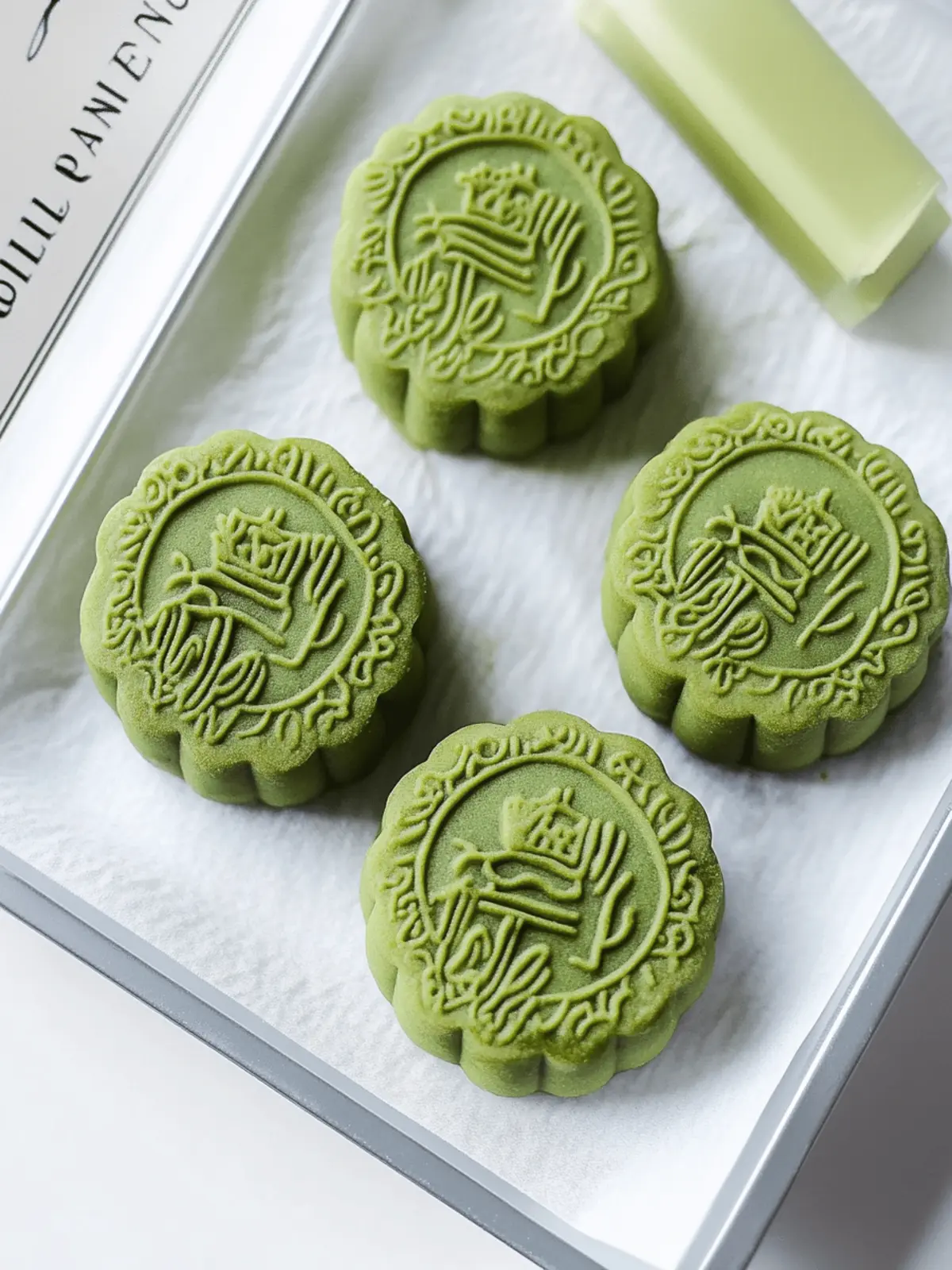 Matcha Ice Cream Mooncakes