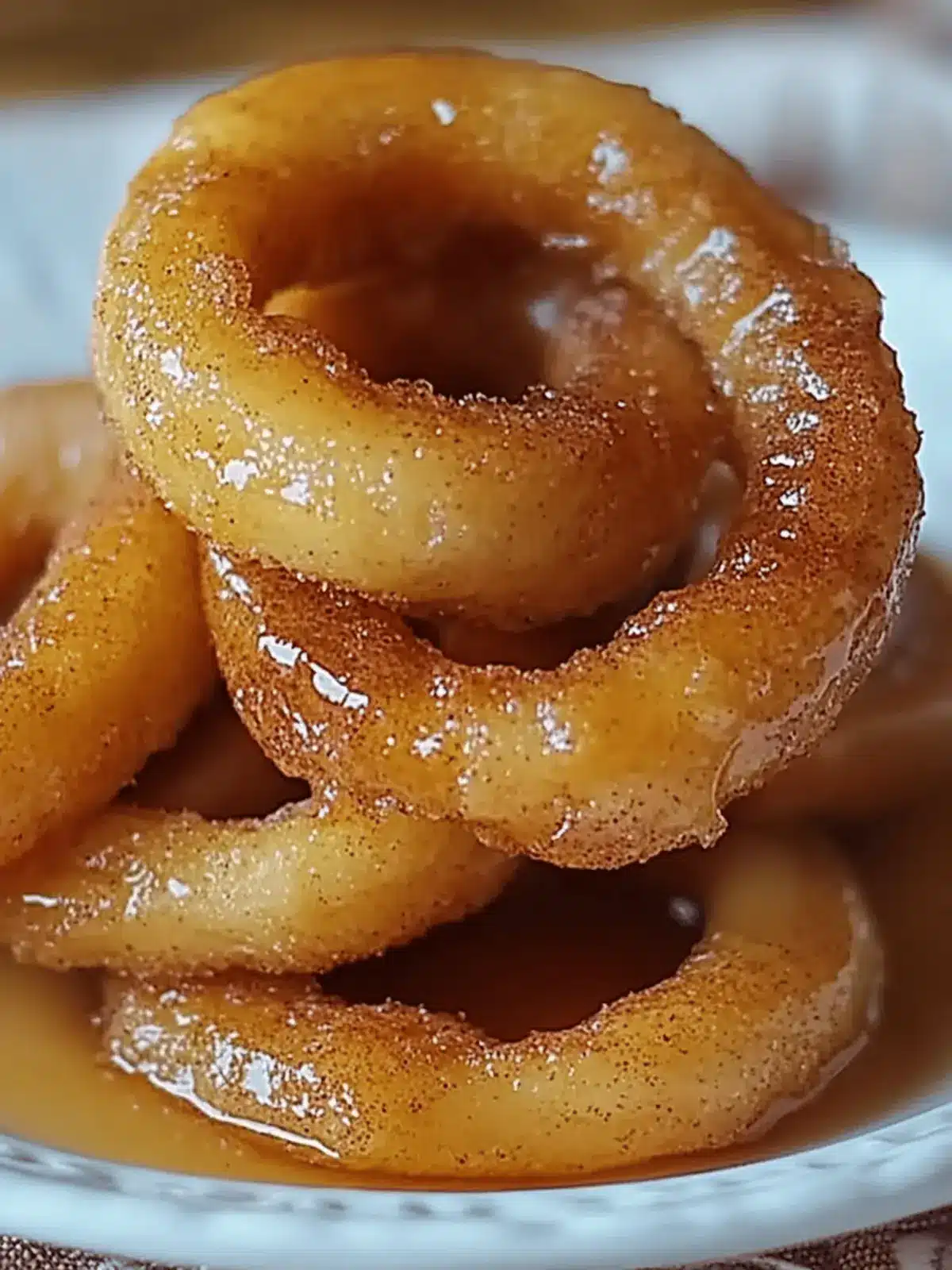 Fried Cinnamon Apple Rings