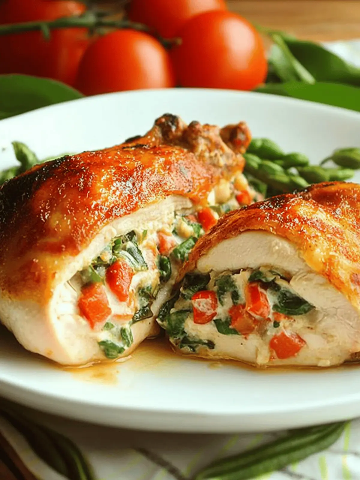 Savory Stuffed Tuscan Chicken: Your New Family Favorite Treat Stuffed Tuscan Chicken