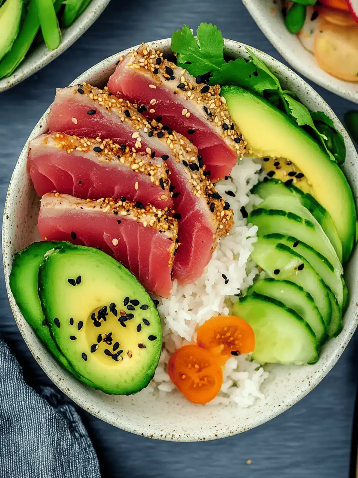 Sesame Seared Tuna Buddha Bowls for a Fresh Home Feast Sesame Seared Tuna Buddha Bowls