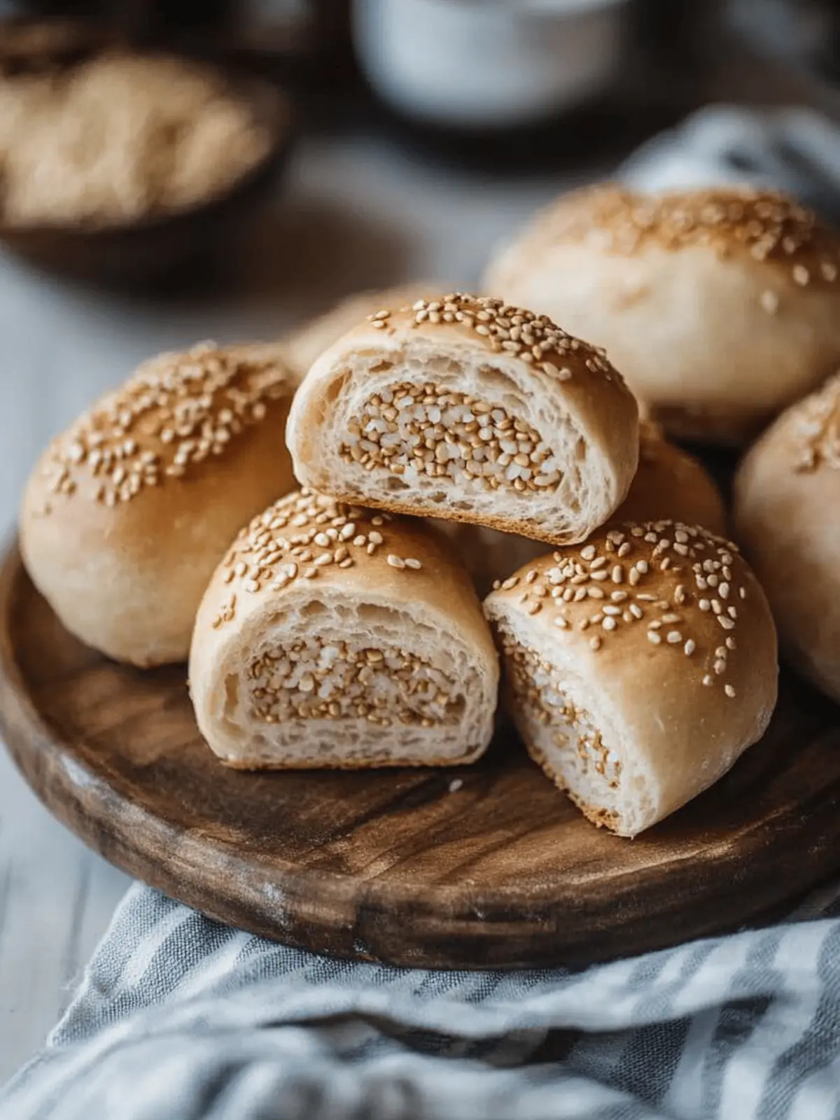 Psyllium Husk Keto Rolls