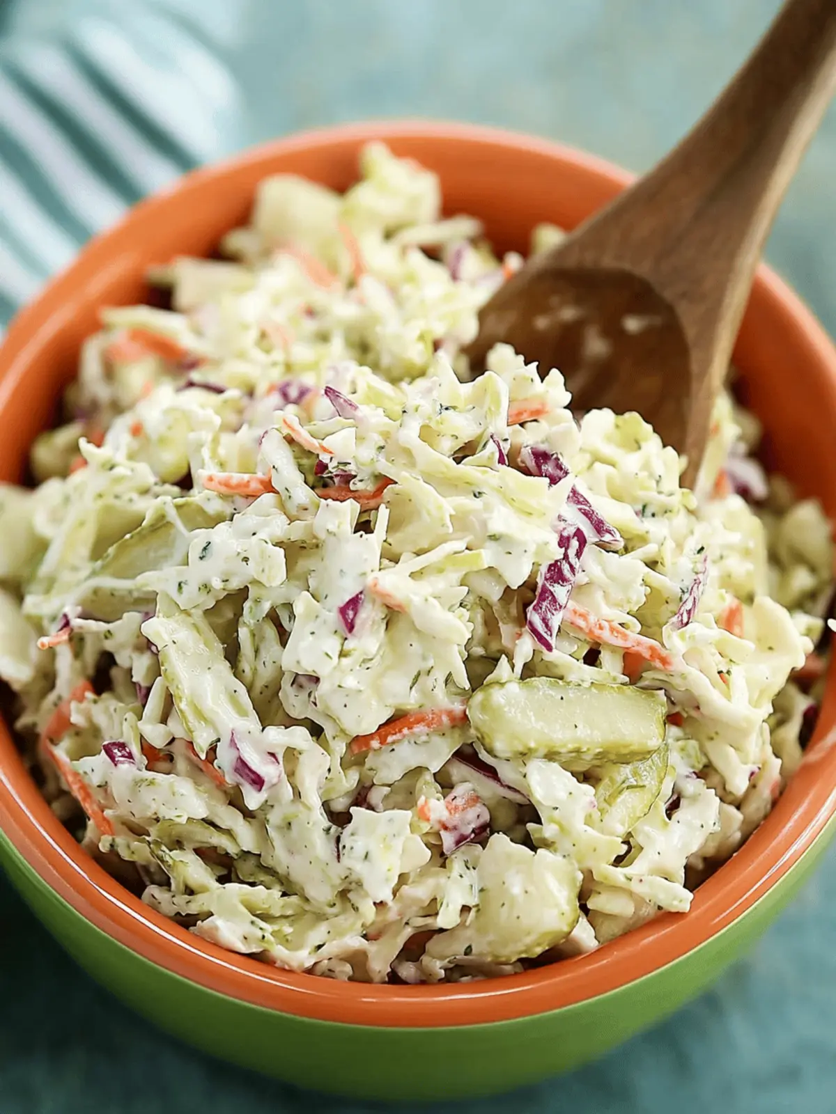 Dill Pickle Coleslaw