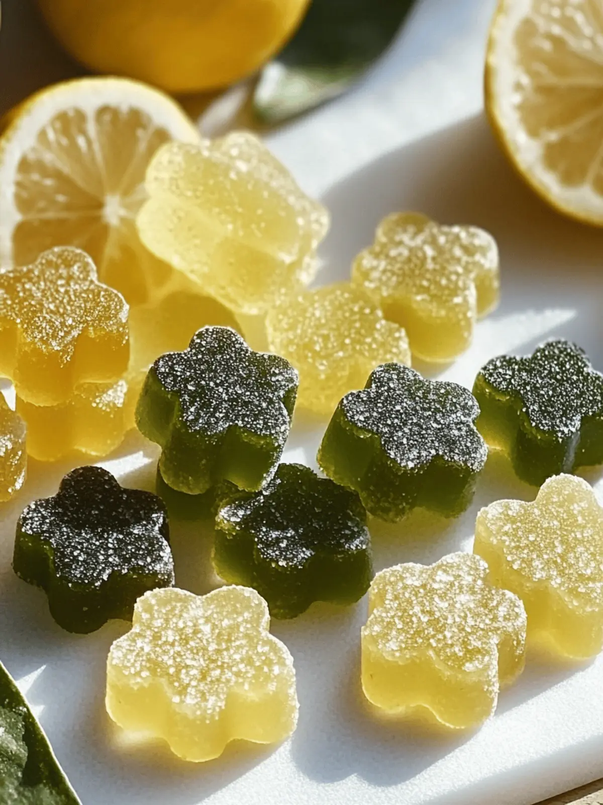Delicious Green Tea, Lemon & Ginger Gummies You’ll Love Green Tea, Lemon & Ginger Gummies