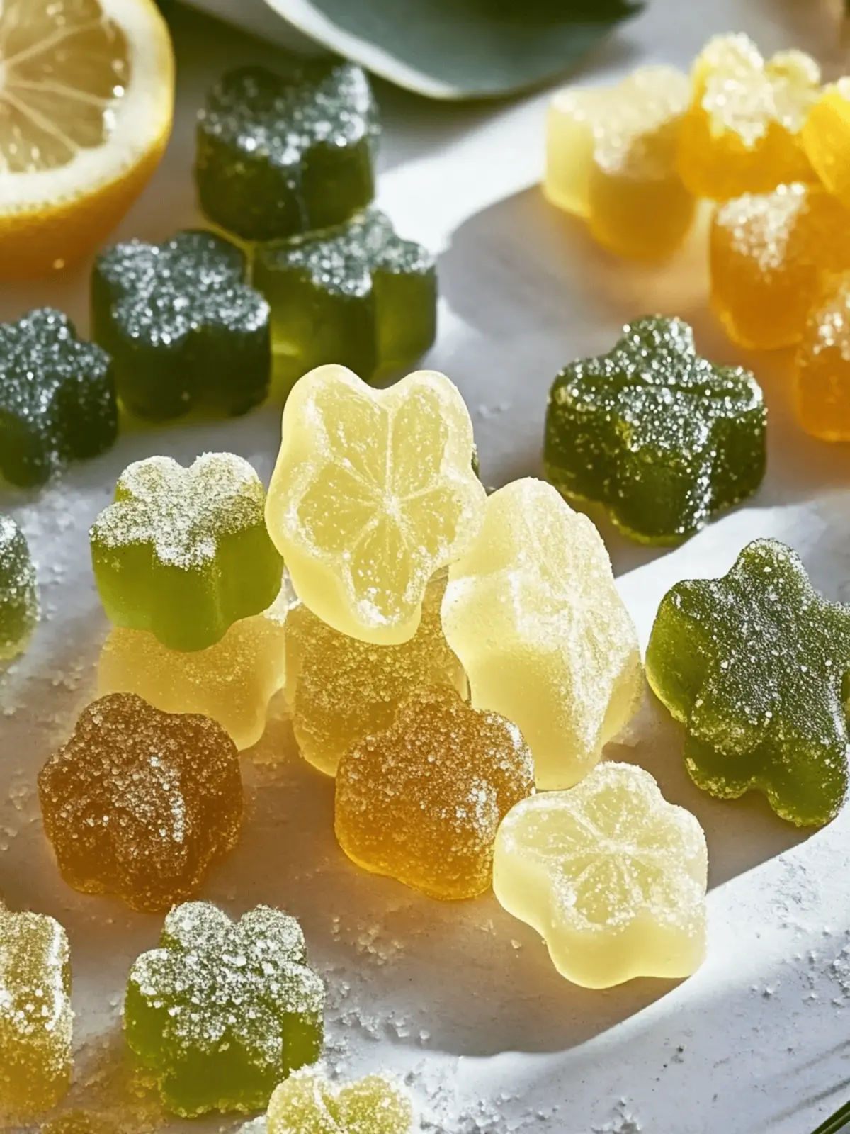 Delicious Green Tea, Lemon & Ginger Gummies You’ll Love Green Tea, Lemon & Ginger Gummies