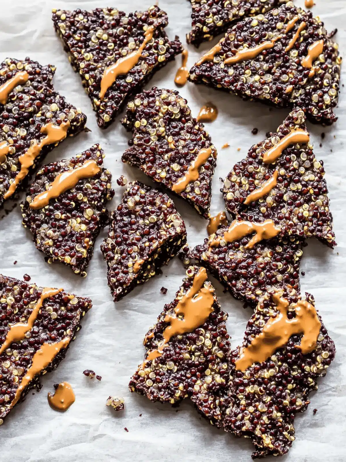 Chocolate Quinoa Crisps