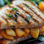 Savor the Crunch: Apple Cheddar Turkey Panini Delight Apple Cheddar Turkey Panini