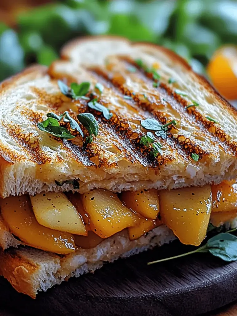 Apple Cheddar Turkey Panini