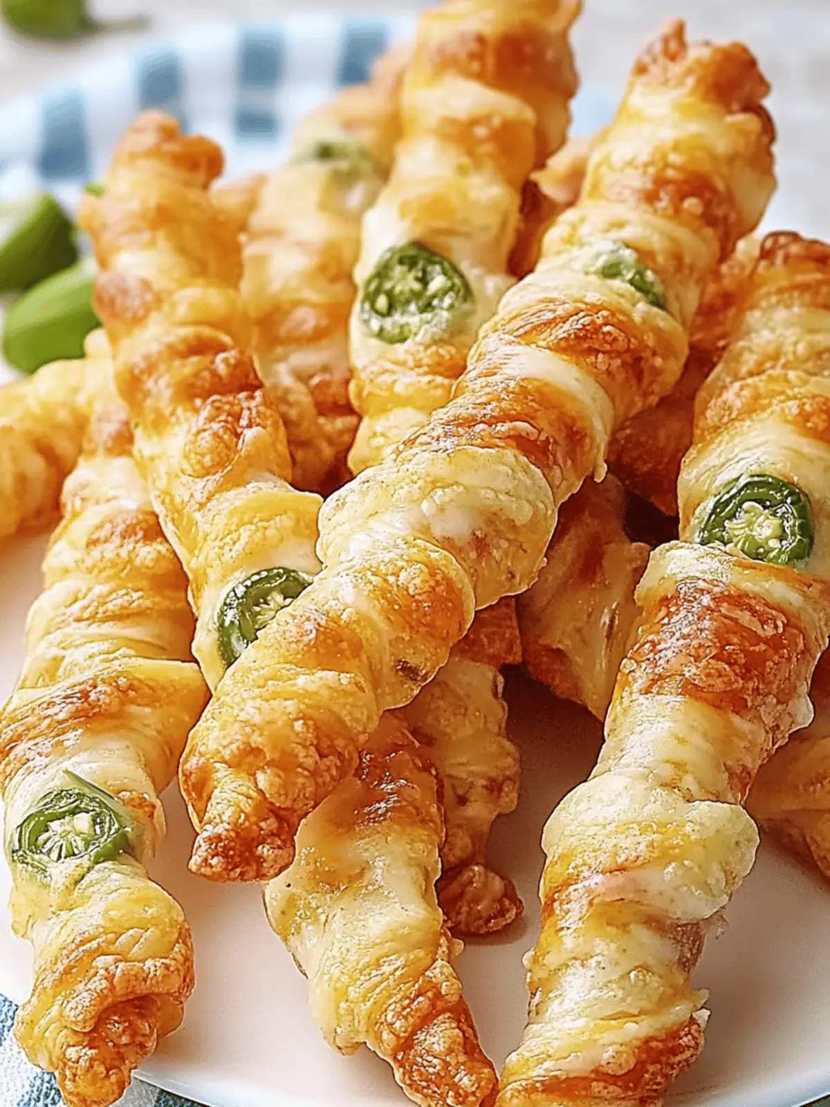 Spicy Jalapeno Popper Twists – Irresistibly Cheesy Delight Spicy Jalapeno Popper Twists