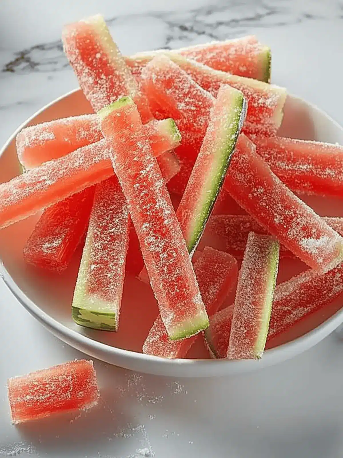 Transform Watermelon Rind into Sweet Candy Bliss Today Watermelon Rind Candy