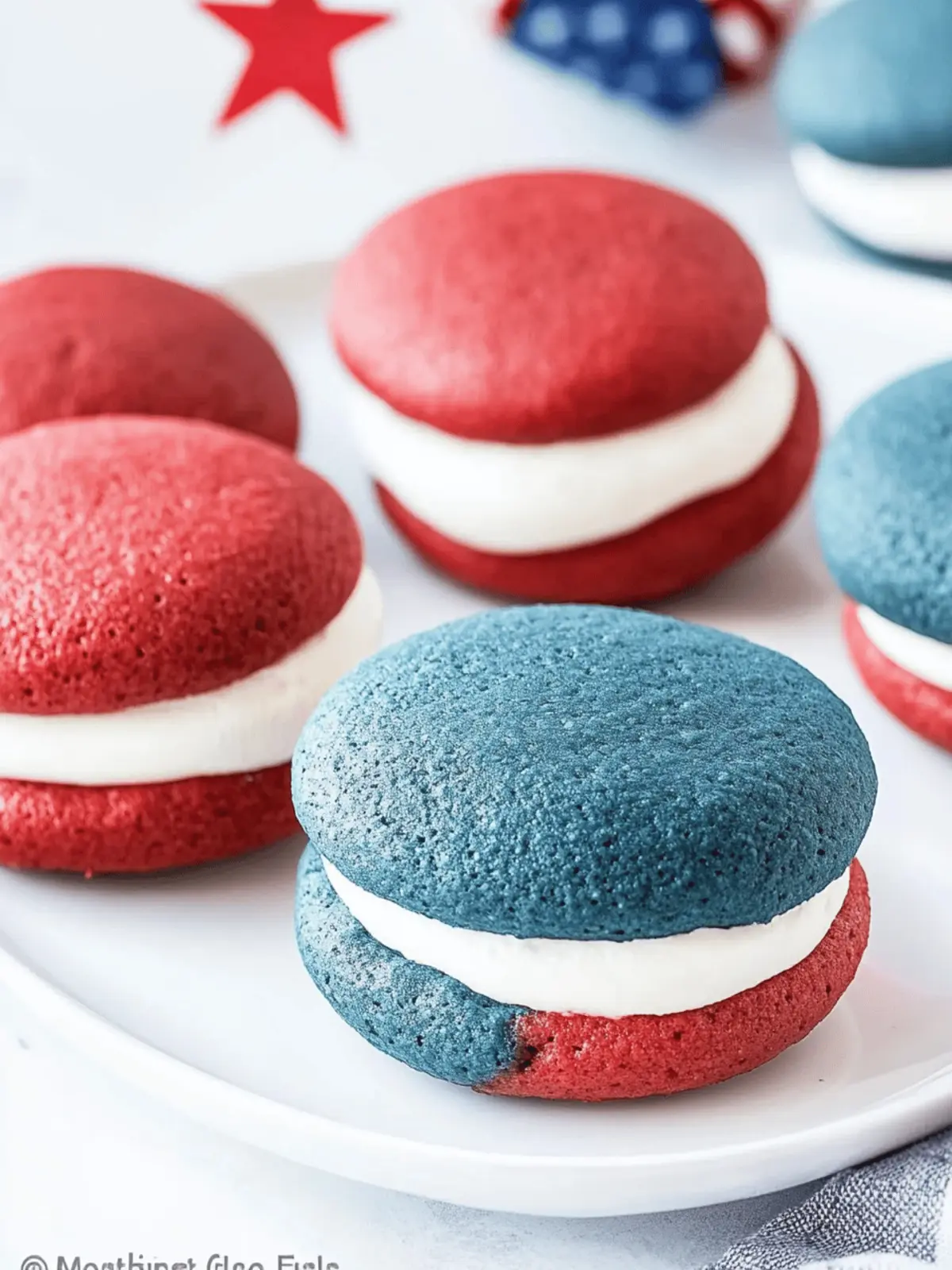 Patriotic Whoopie Pies