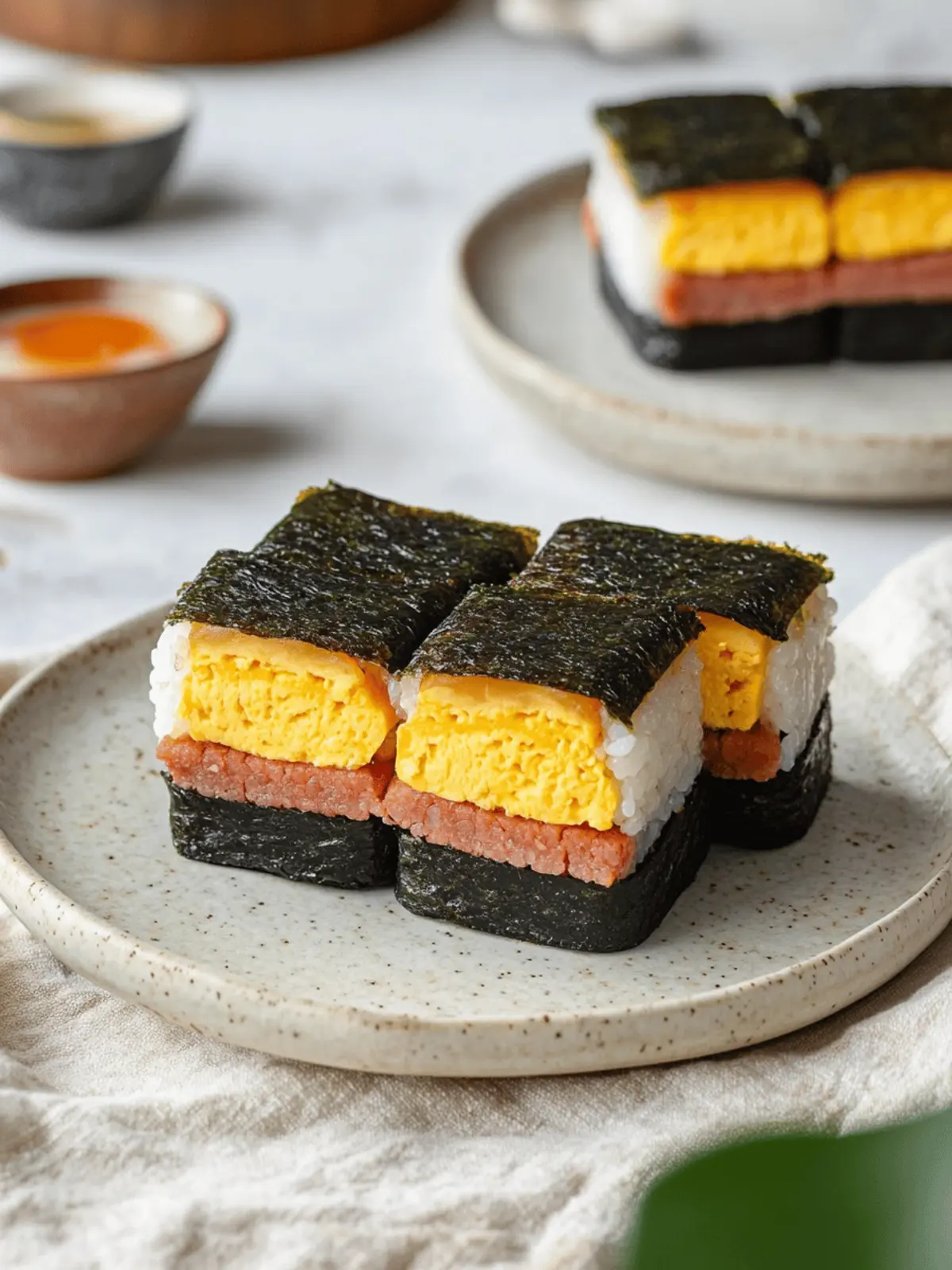 Spam Musubi with Egg