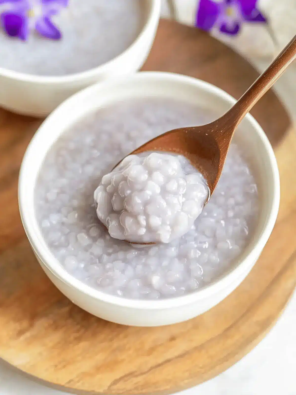 Taro Coconut Sago