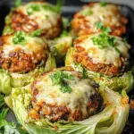 Oven-Baked Cabbage Burgers