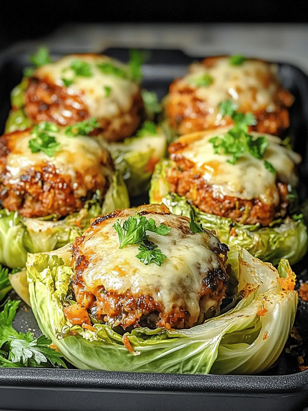 Savory Oven-Baked Cabbage Burgers for a Healthy Twist Oven-Baked Cabbage Burgers