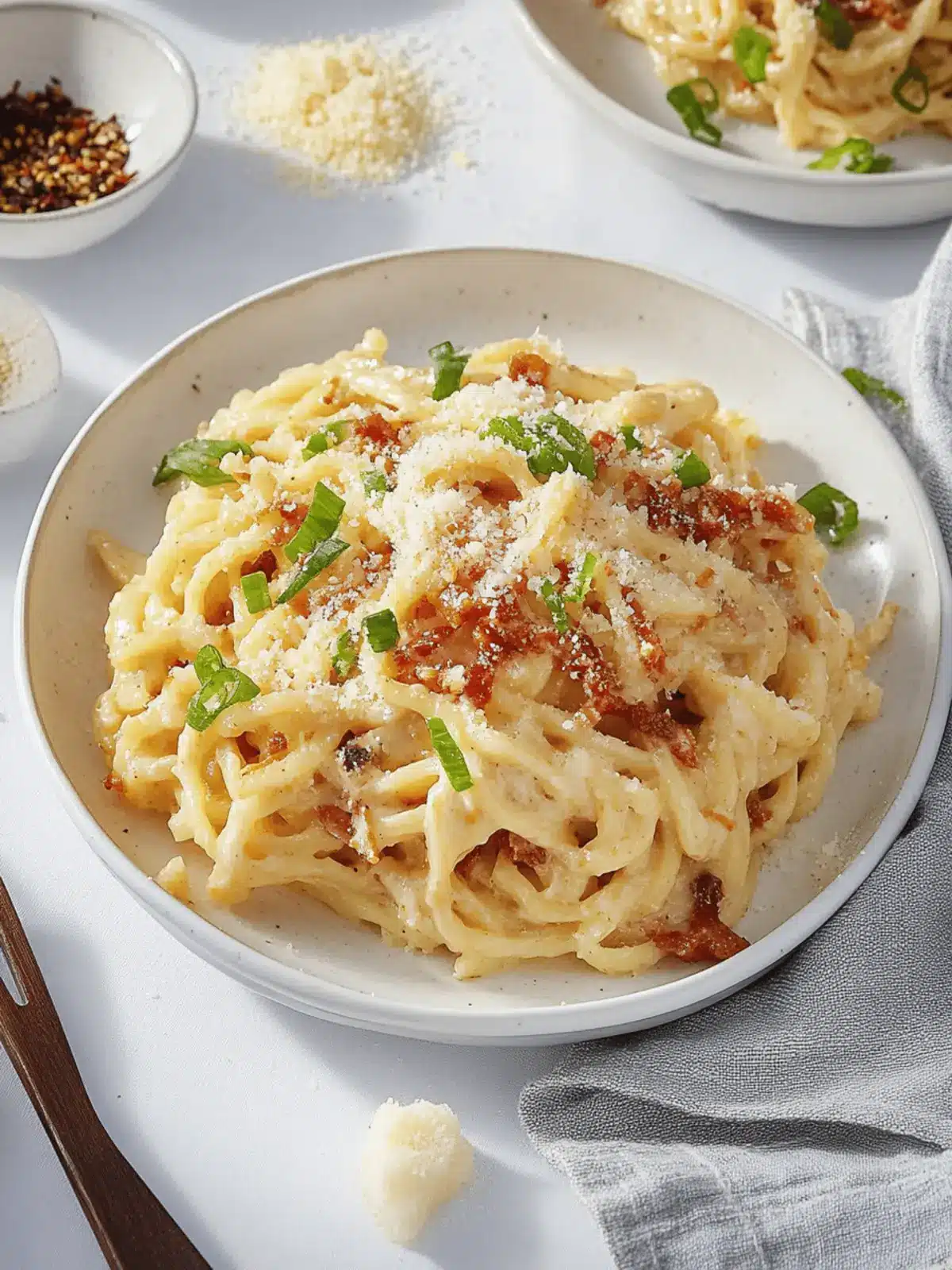 Miso Carbonara Udon