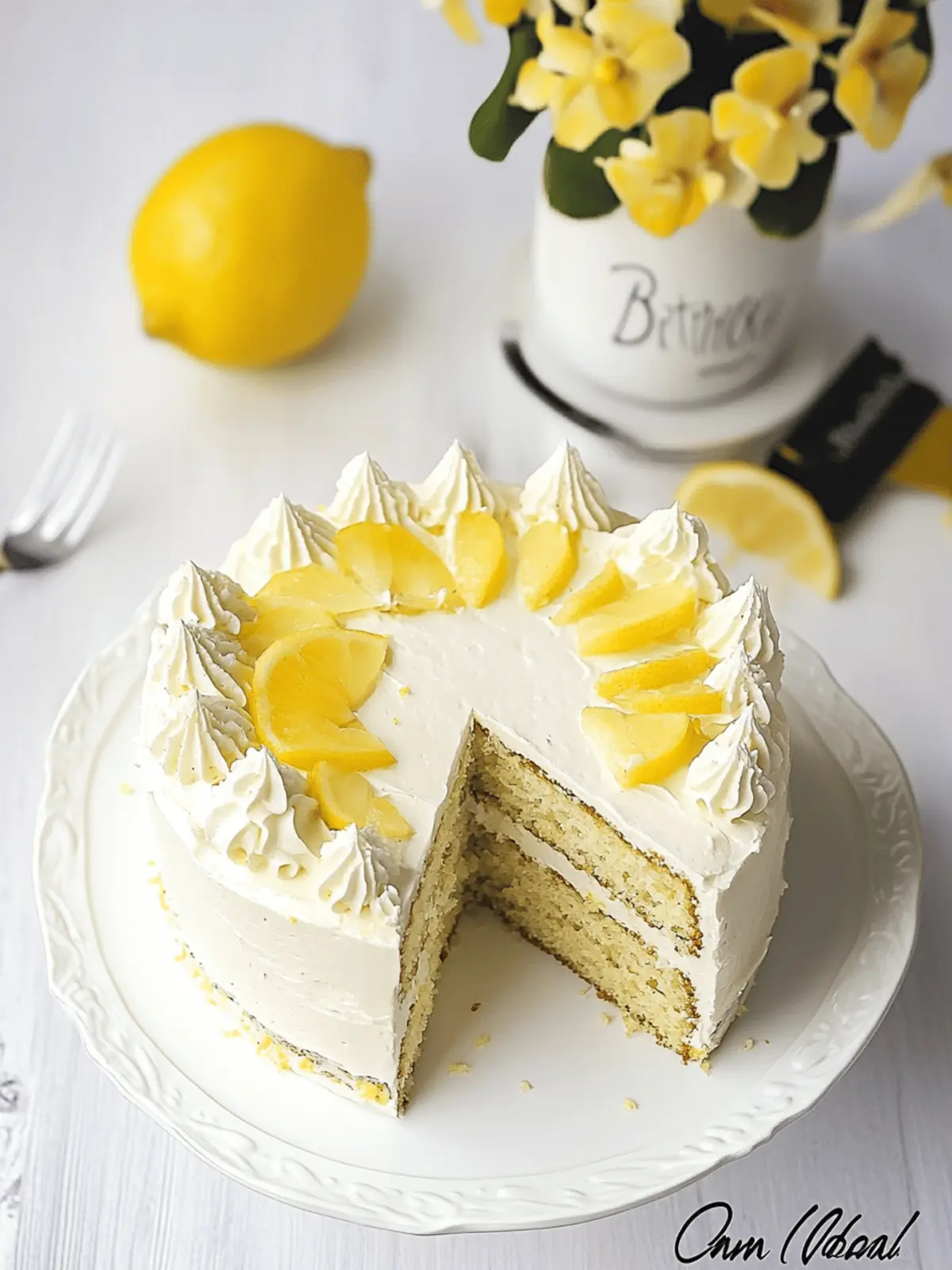 Lemon Birthday Cake