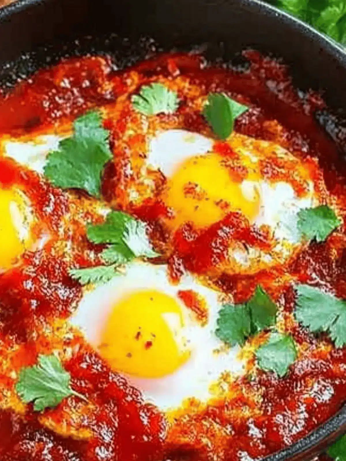 Spicy Sweet and Sour Fried Eggs